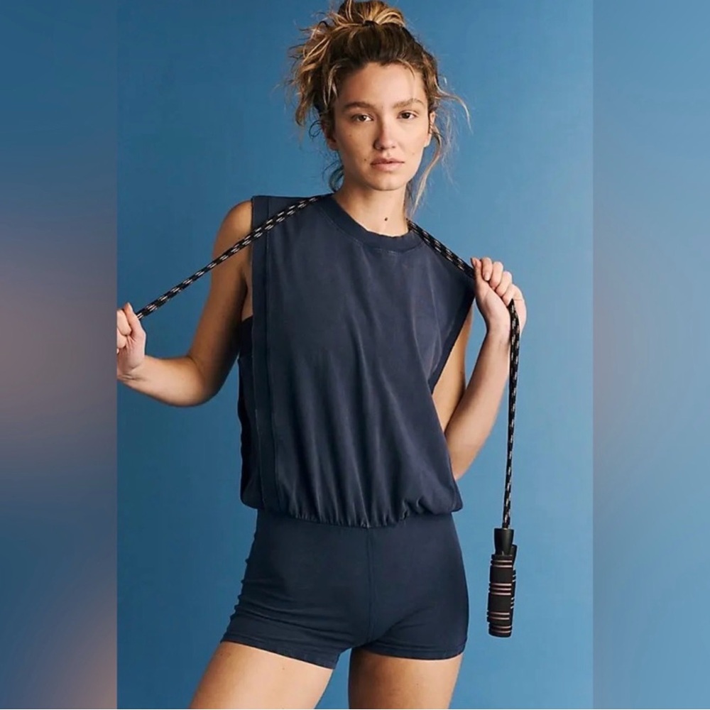 FP Movement by Free People Navy Muscle Tee